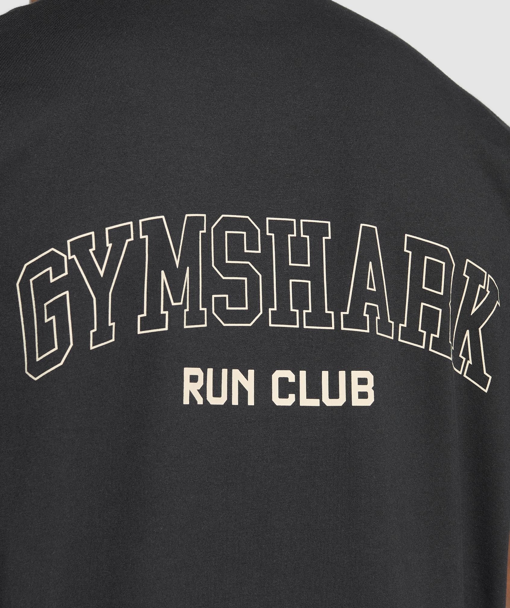 GS Run Club Oversized T-Shirt – Black